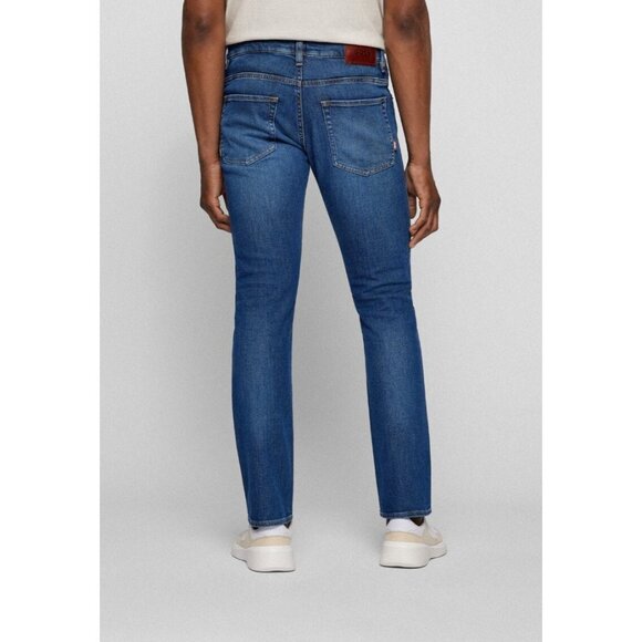 Men's Jeans Hugo Boss Delaware Straigh Leg Denim Blue Slim Fit SZ 40x32